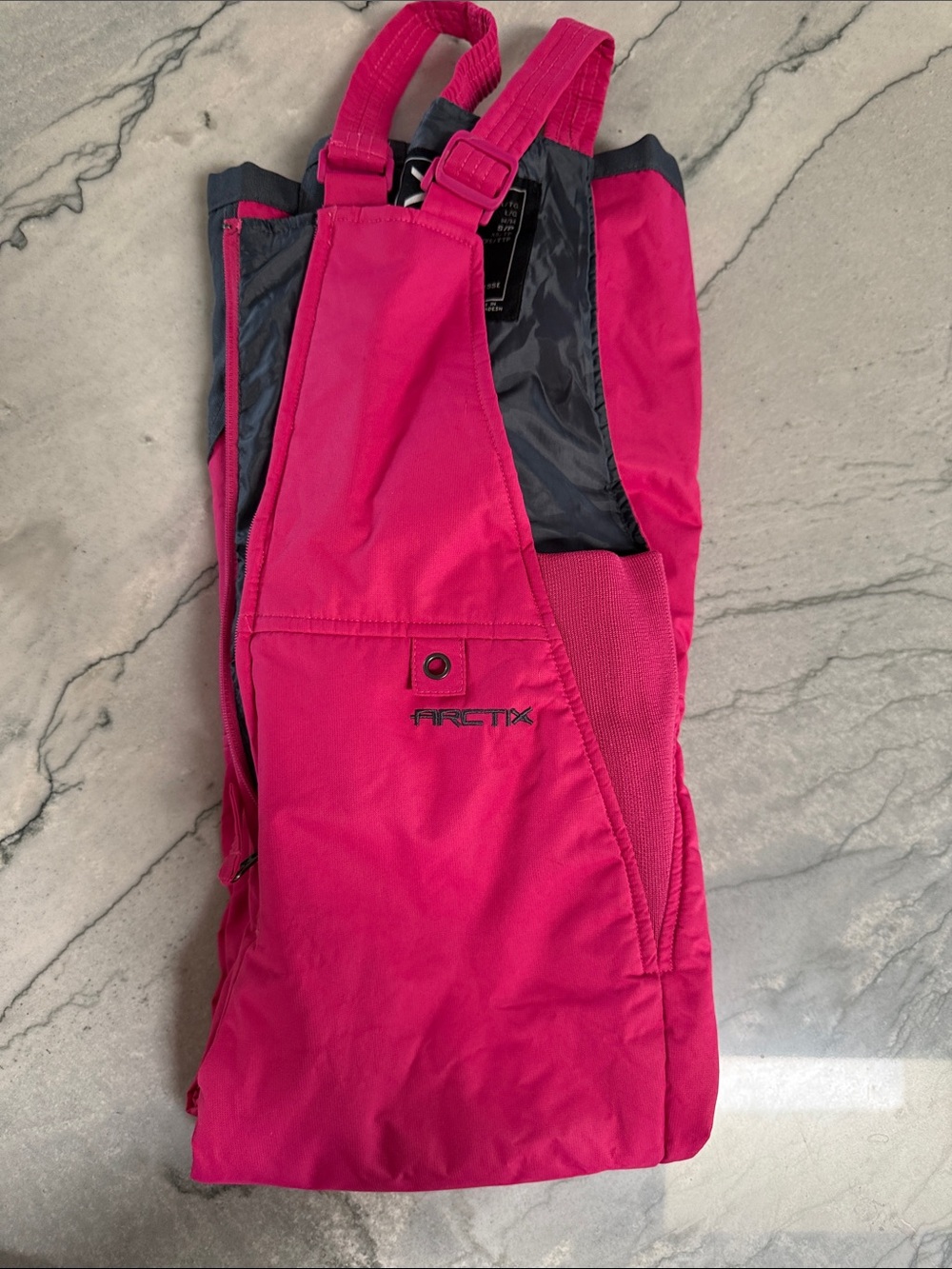 Arctix Hot Pink Kids Snow Overalls